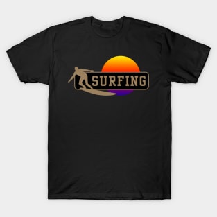 Amazing Surfing Sport Design T-Shirt